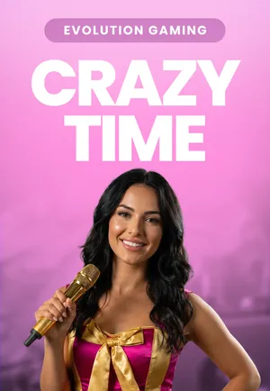 Jaquette du jeu « Crazy Time » sur BetBolt